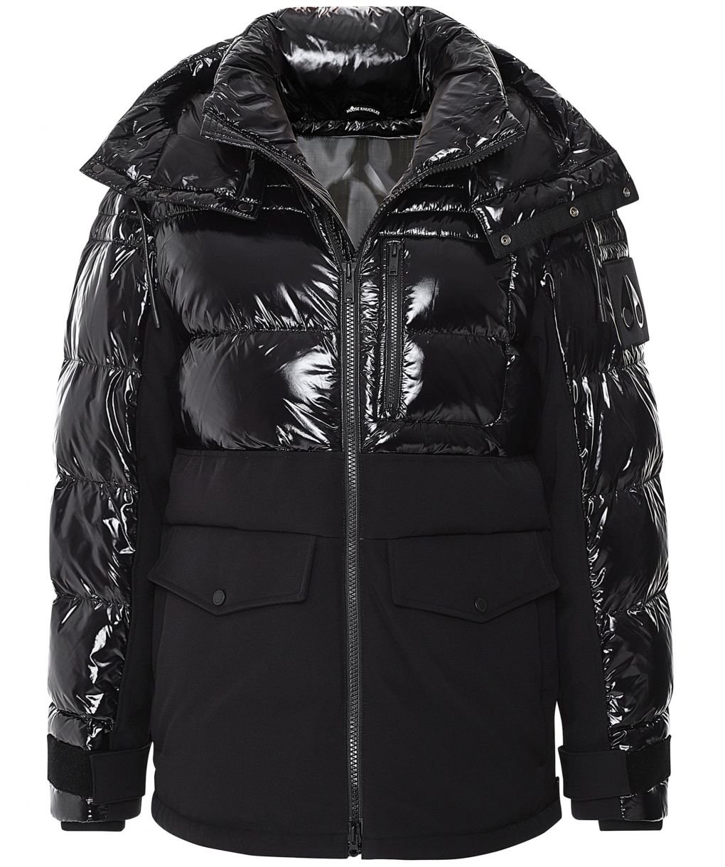 Moose Knuckles Black Down Quilted Dugald Jacket | Jules B