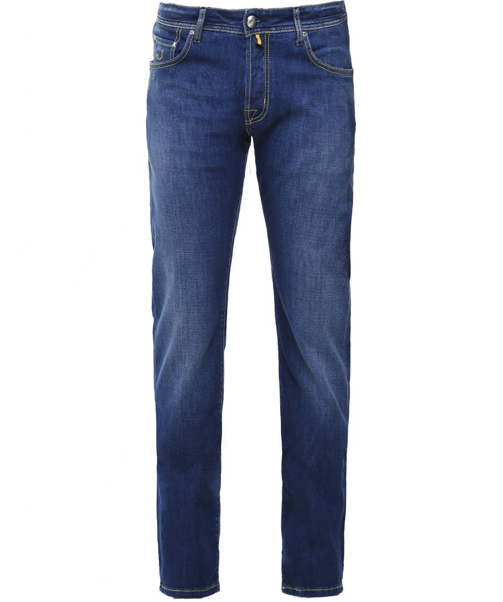 Jacob Cohen Navy Slim Fit Comfort Jeans | Jules B