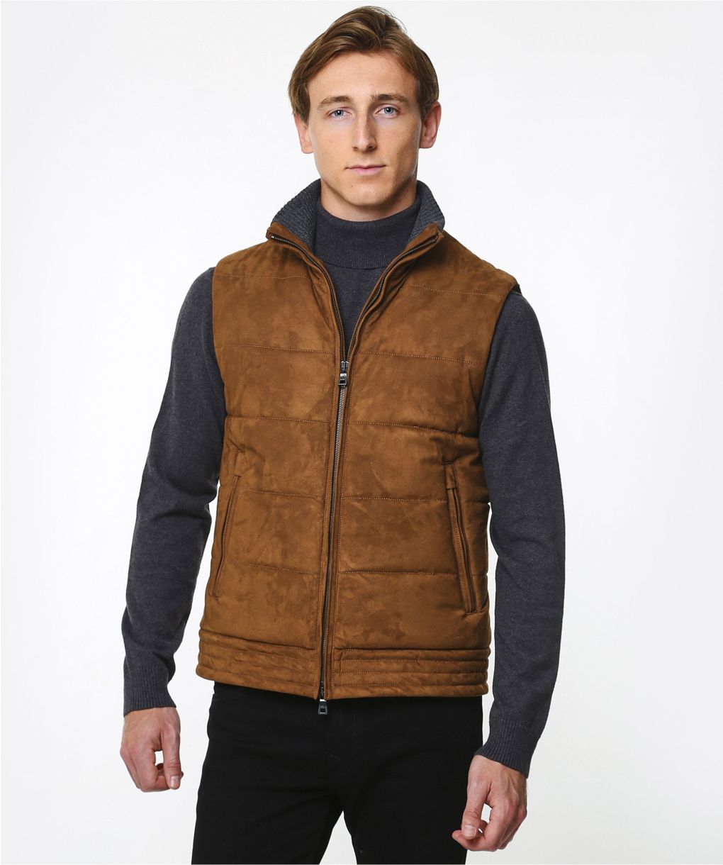 新品 euw nuance collar gilet / brown eaphi euw nuance collar gilet / brown ブランド 品 通販