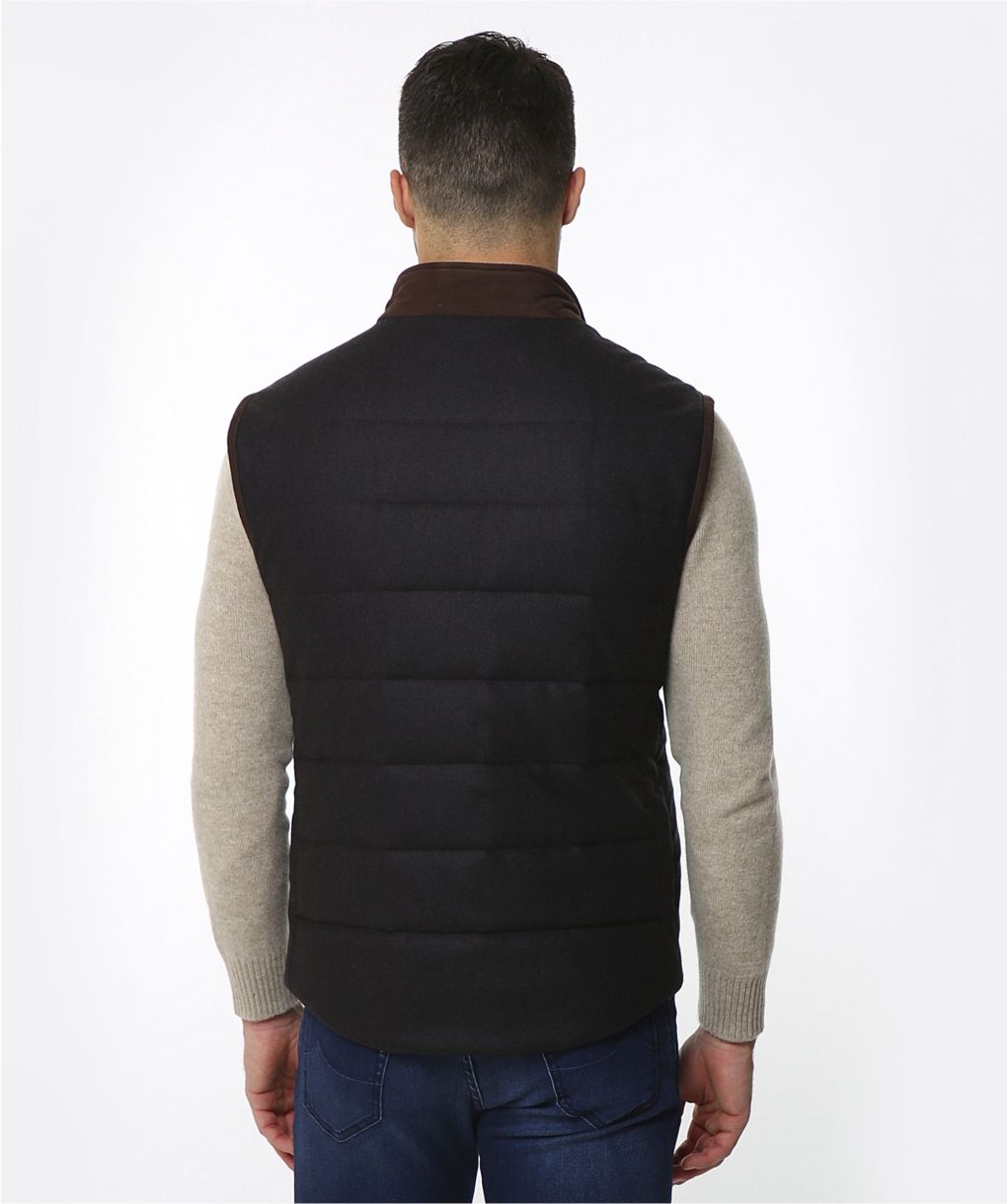 Waterville Goat Suede Gilet | Jules B