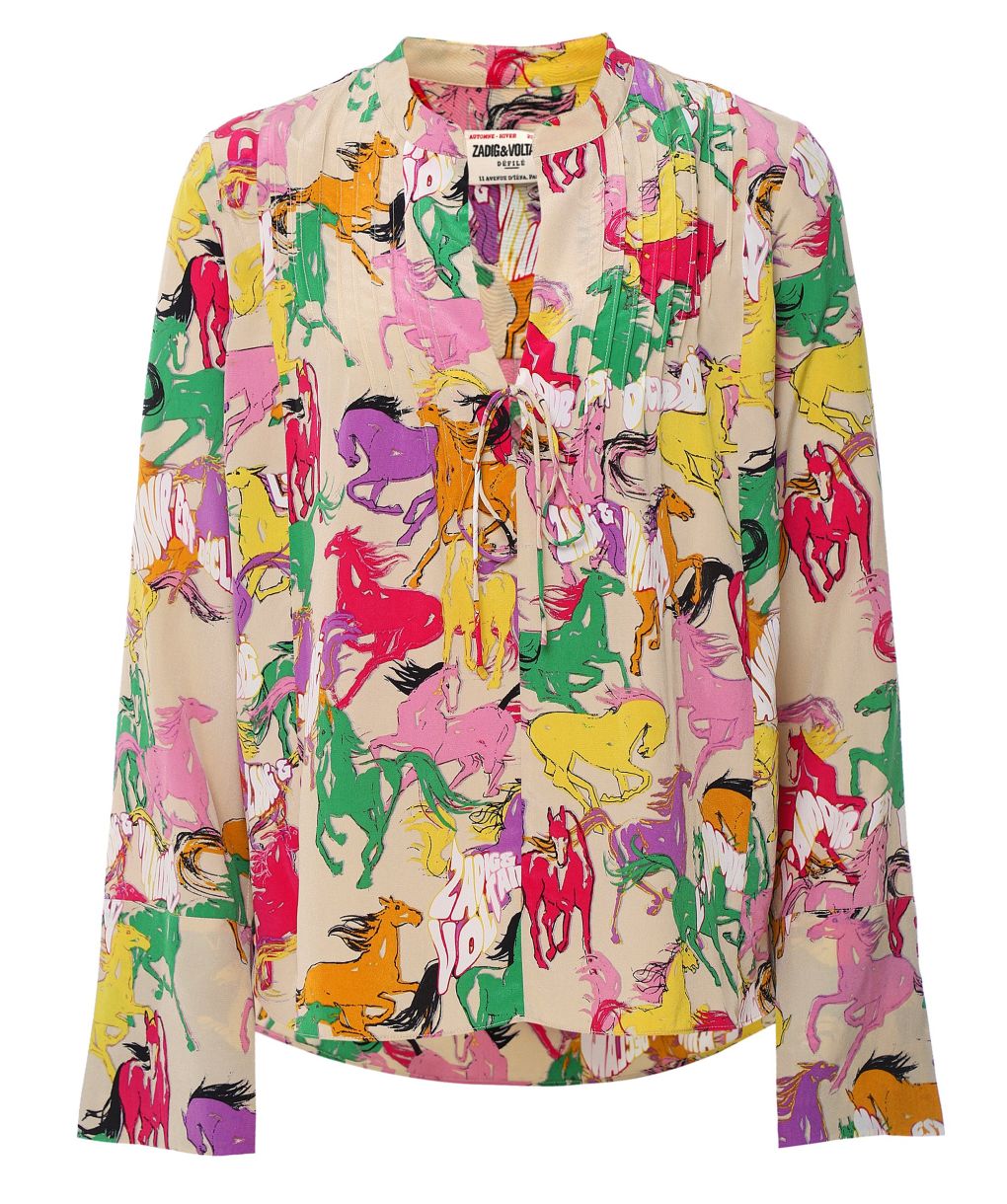 【値下げ】bow.a JACQUARD ALYSSUM BLOUSE完売 Bella Yoke Button Front Jacquard Blouse - FINAL SALE