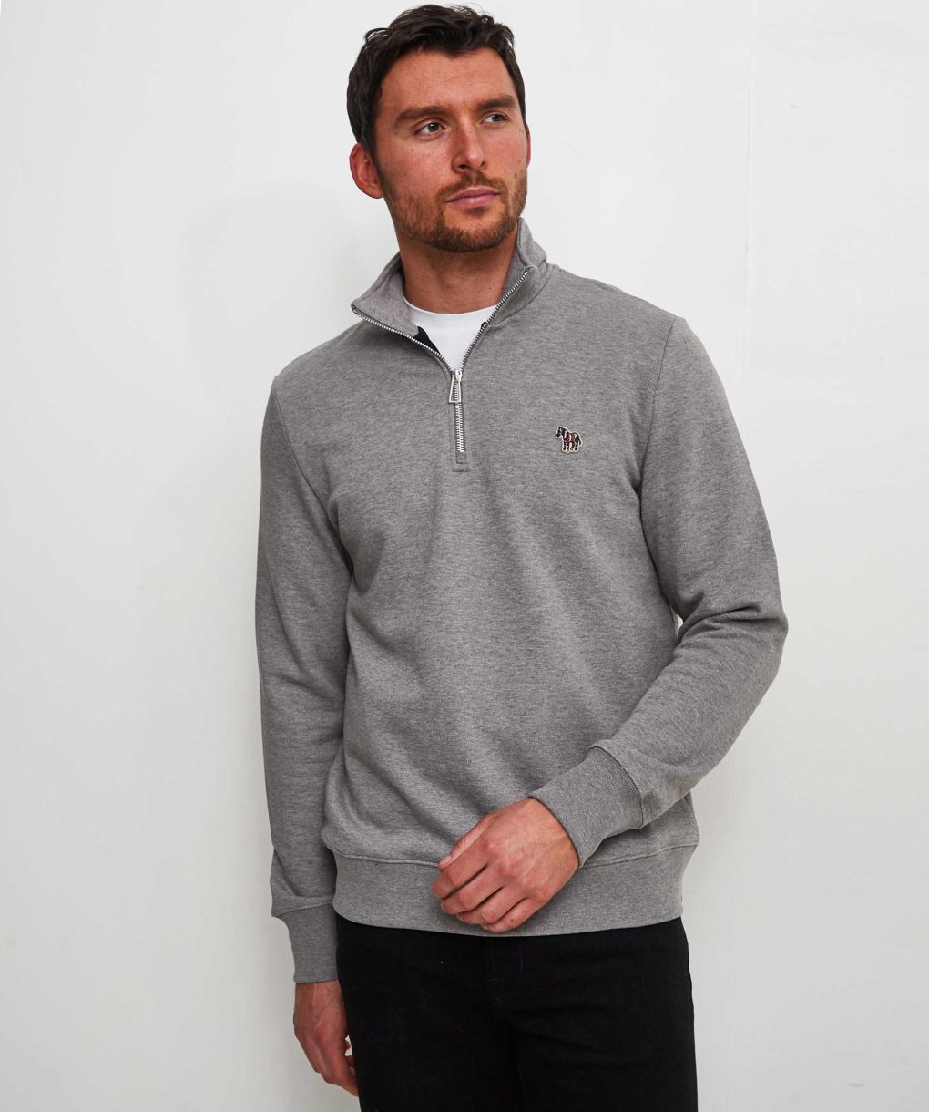 Paul Smith Half-Zip Zebra Sweatshirt
