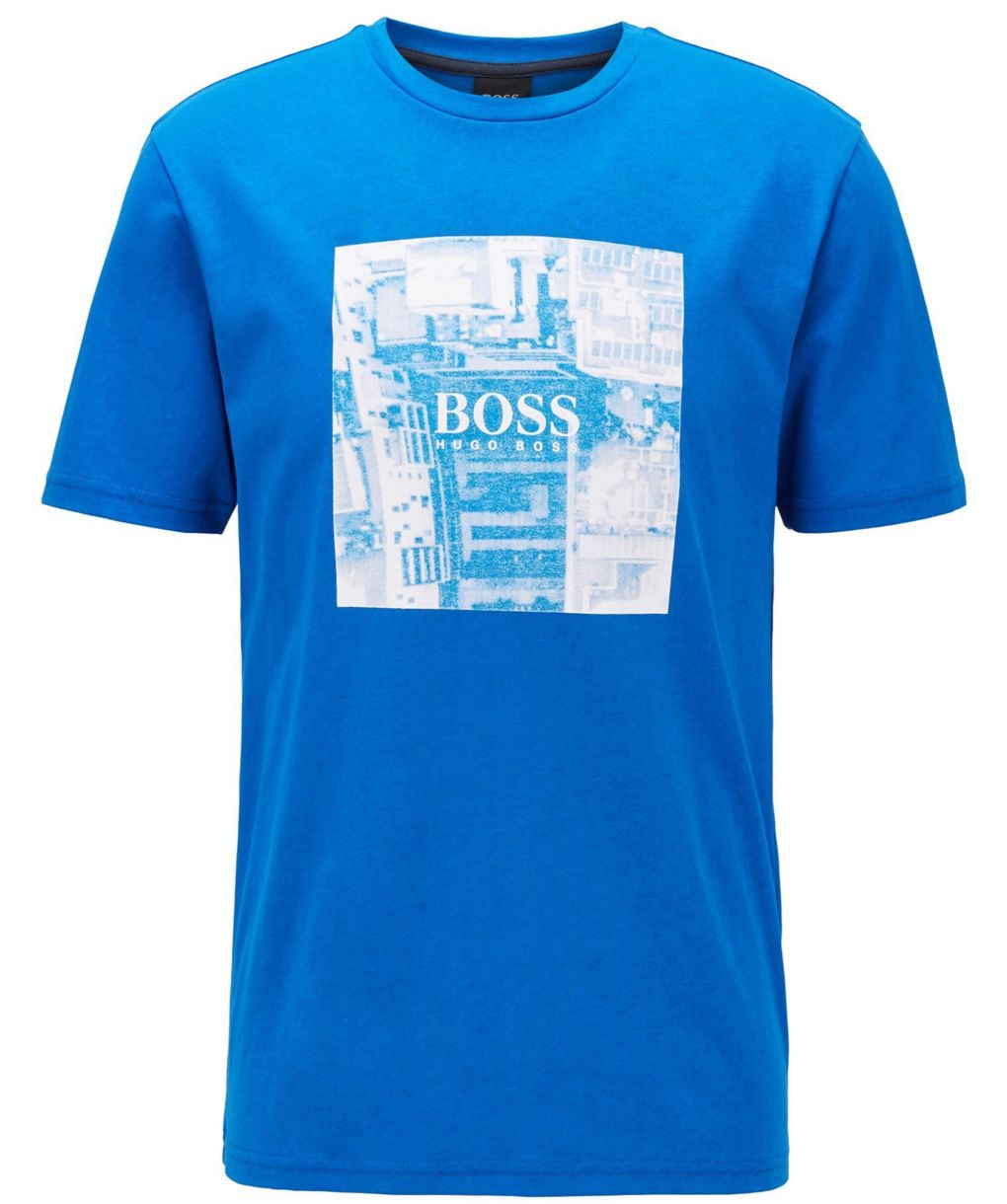 BOSS Blue Crew Neck Troaar T-Shirt Jules B