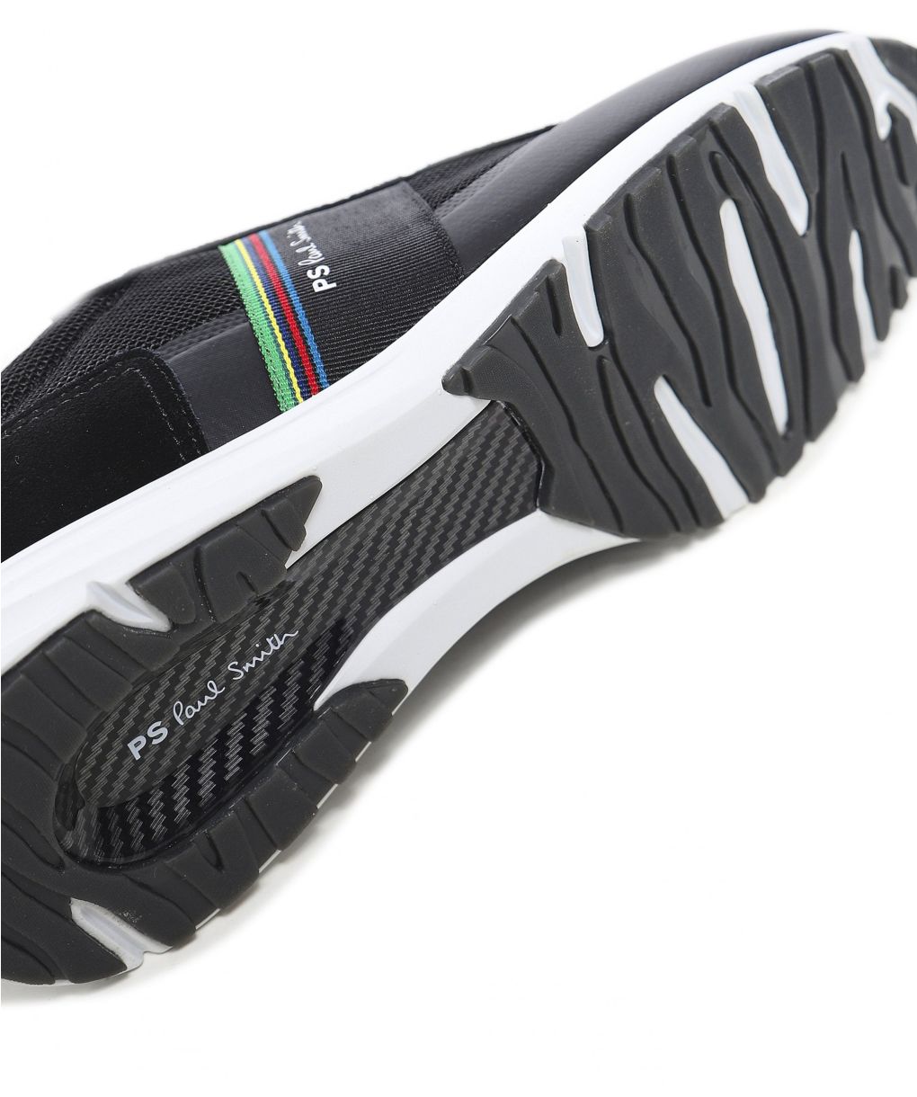 PS by Paul Smith Black Sports Stripe Huey Sneakers Jules B