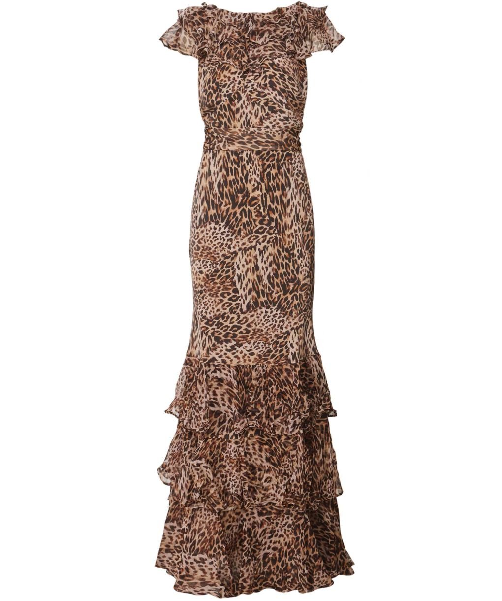RIXO リキソー ブランド ワンピース Tiered leopardprint1024707 RIXO リキソー ブランド ワンピース Tiered leopard 1024707