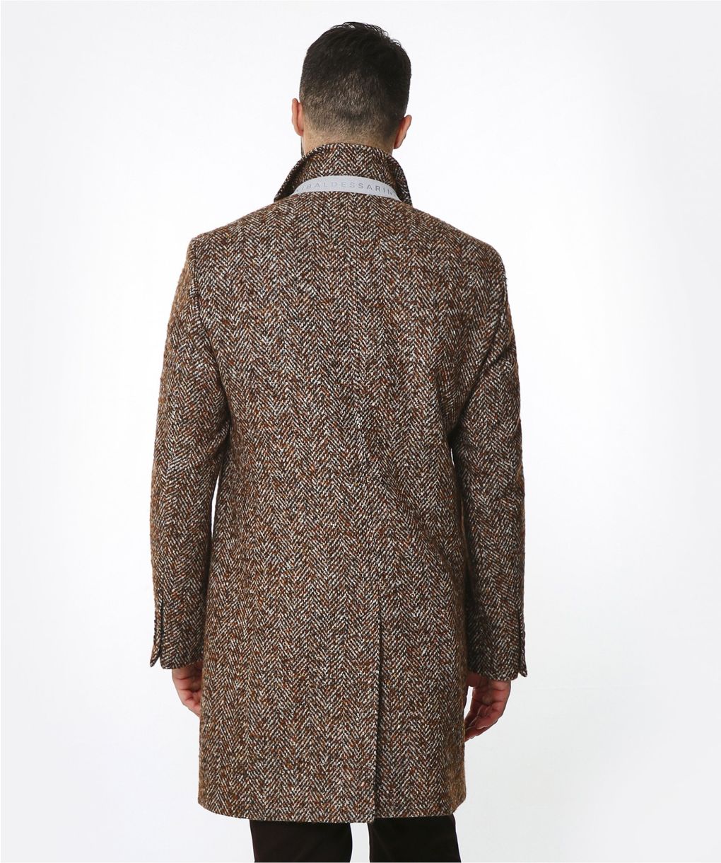 Baldessarini Virgin Wool Herringbone Duncan 1 Coat | Jules B