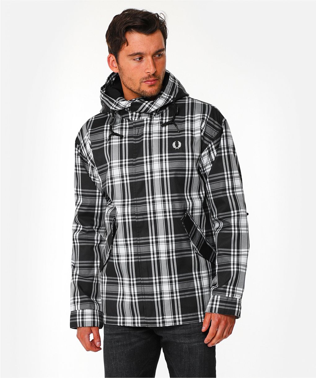 Fred Perry Water-Resistant Check Jacket J1545 102 | Jules B