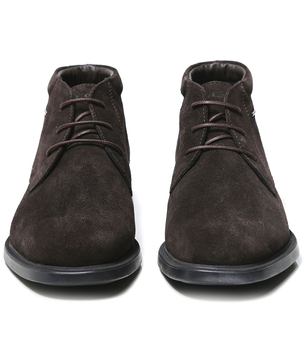 Geox Brown Suede Brayden Chukka Boots | Jules B display picture 3