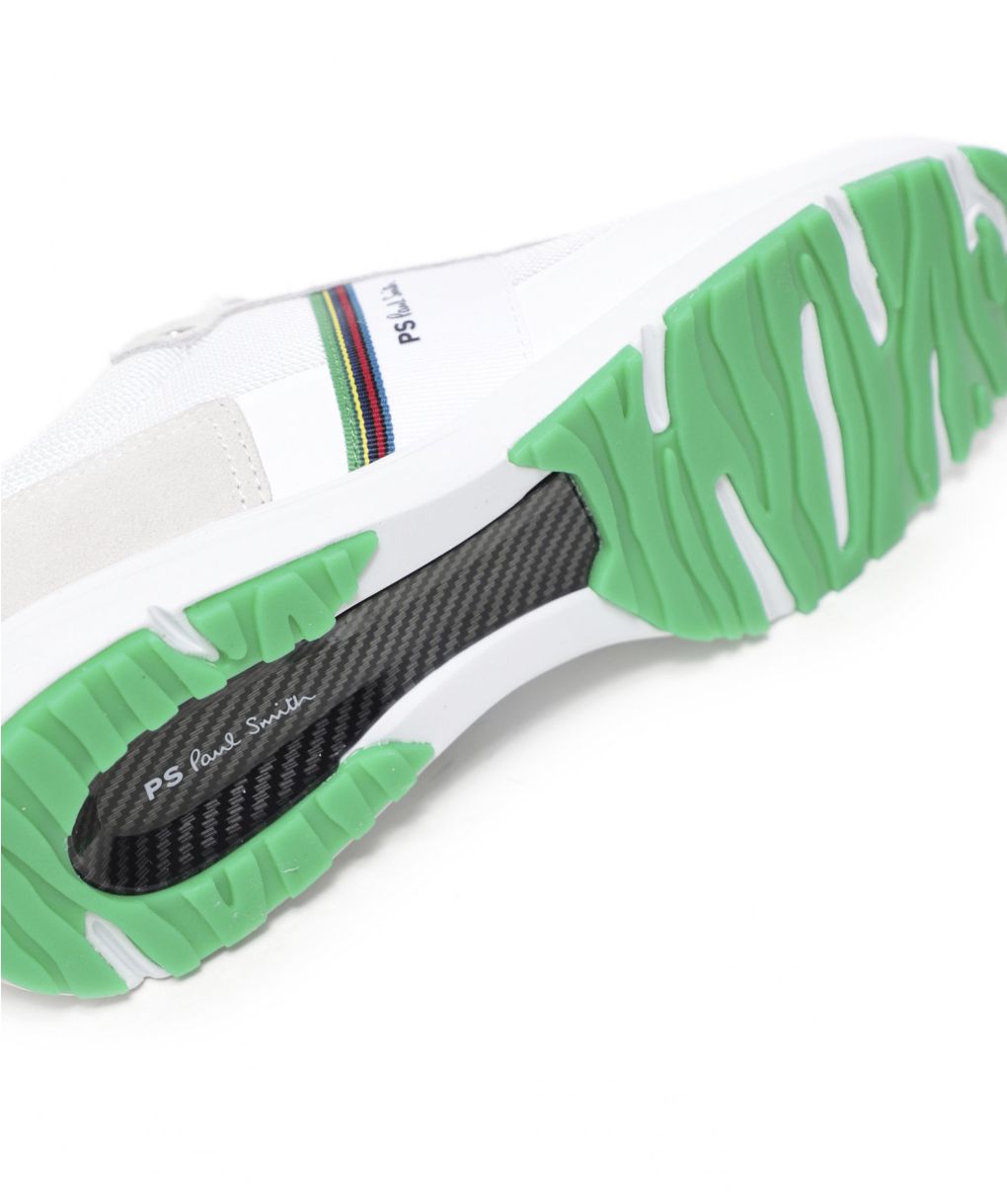 PS by Paul Smith White Sports Stripe Huey Sneakers Jules B