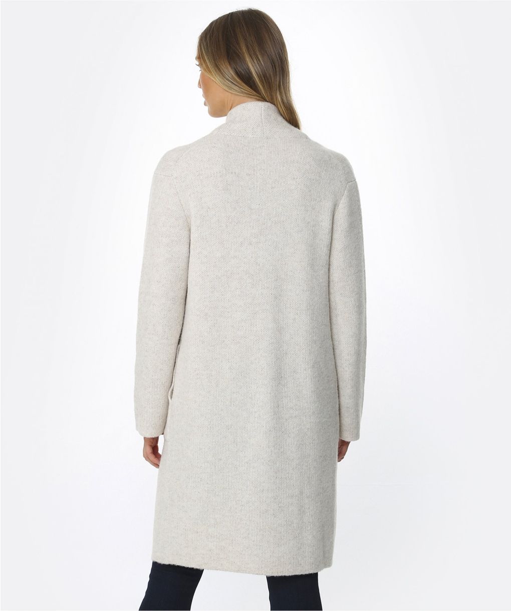 Vince Beige Boucle Cardigan Coat Jules B