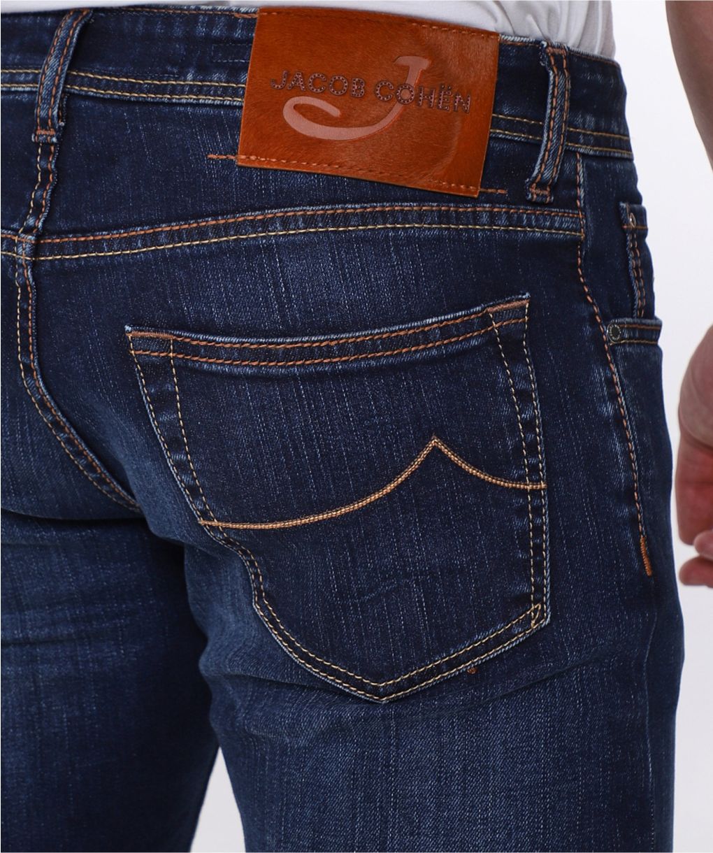 Jacob Cohen Blue Dark Wash Slim Fit Nick Jeans | Jules B