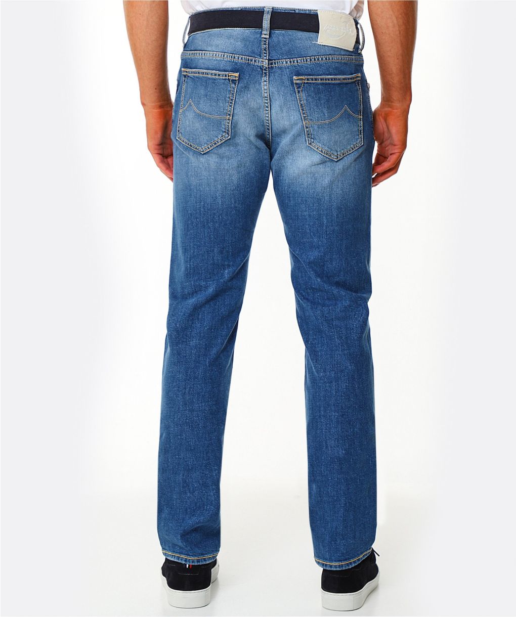 Jacob Cohen Light Blue 688 Stretch Slim Fit Comfort Jeans