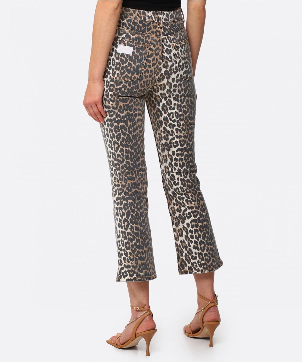 GANNI｜JEANS (FLORAL PRINTED BETZY CROPPED JEANS (J1466 LEO BOUTIQUE Print Denim Betzy Cropped Flan GANNI