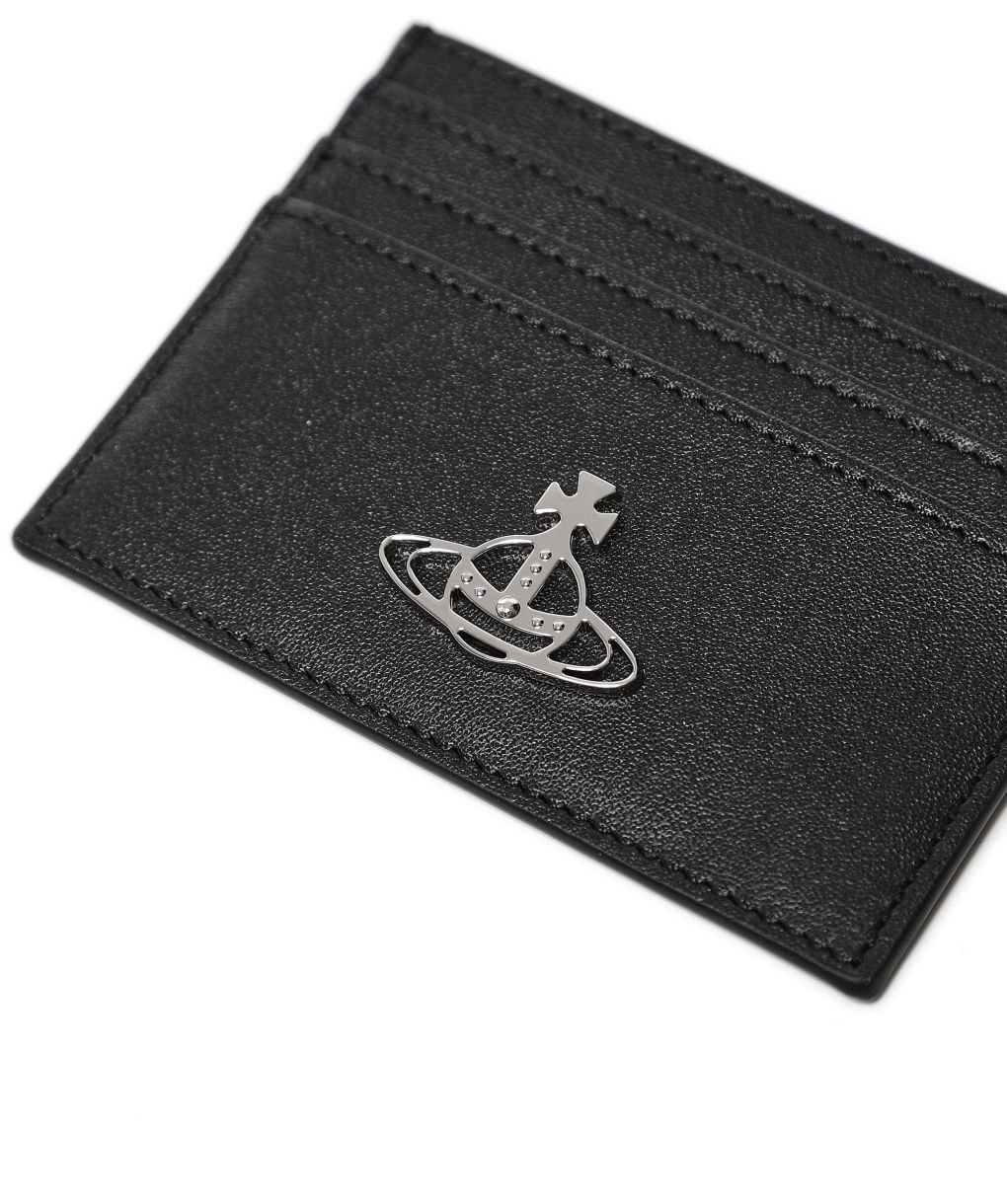 【Vivienne Westwood】 Synthetic Card Holder Black 25637422_55716746_600.jpg