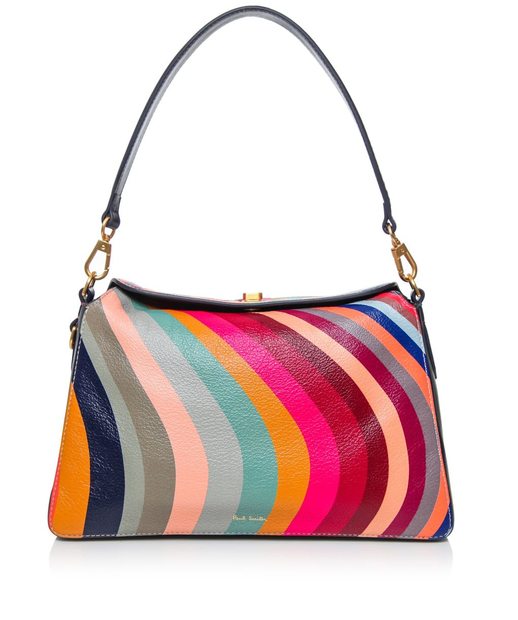 Paul Smith Swirl Print Leather Shoulder Bag | Jules B