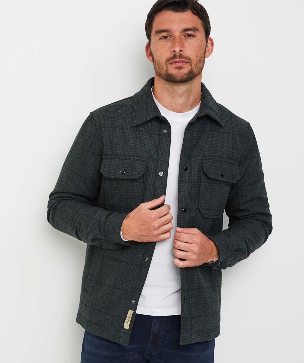 Woolrich Alaskan Wool Check Overshirt