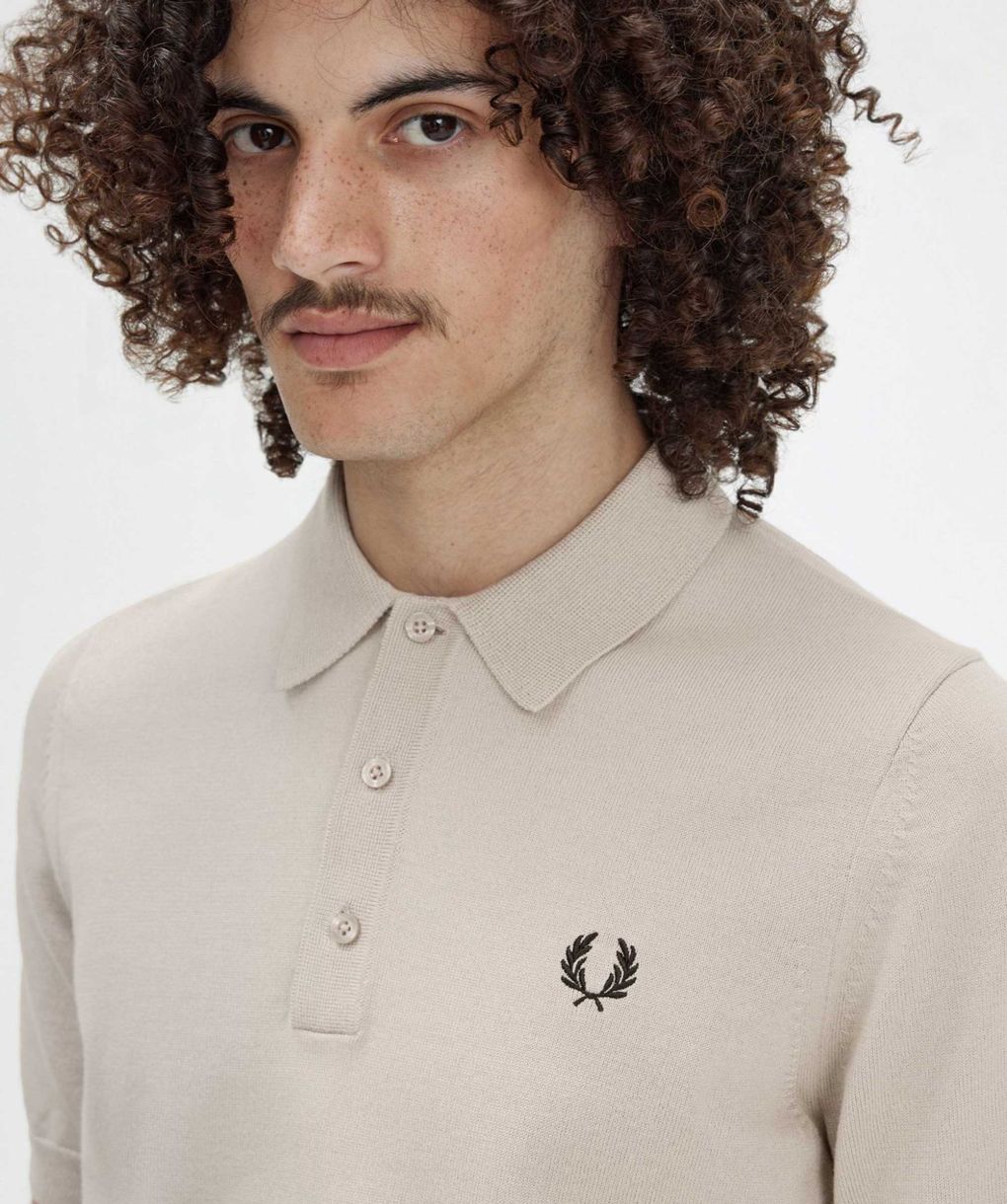 FRED PERRY KNIT POLO SHIRT ニットポロ Fred Perry Classic Knitted Polo Shirt
