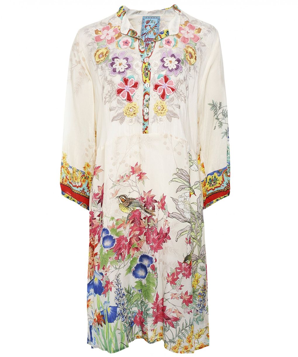 Johnny Was Wysteria Floral Mini Dress | Jules B