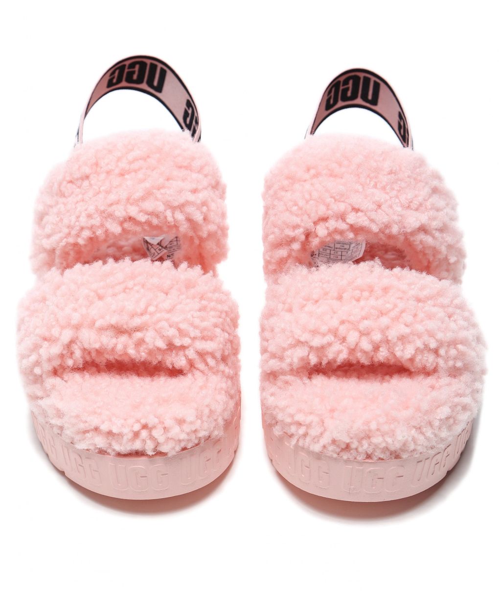 UGG Pink Oh Fluffita Slides | Jules B