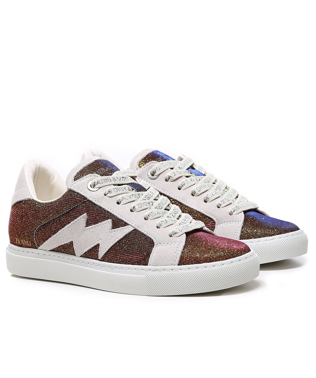 サラブランディ(☆∀☆) Zadig & Voltaire LA Flash Glitter Trainers | Jules B