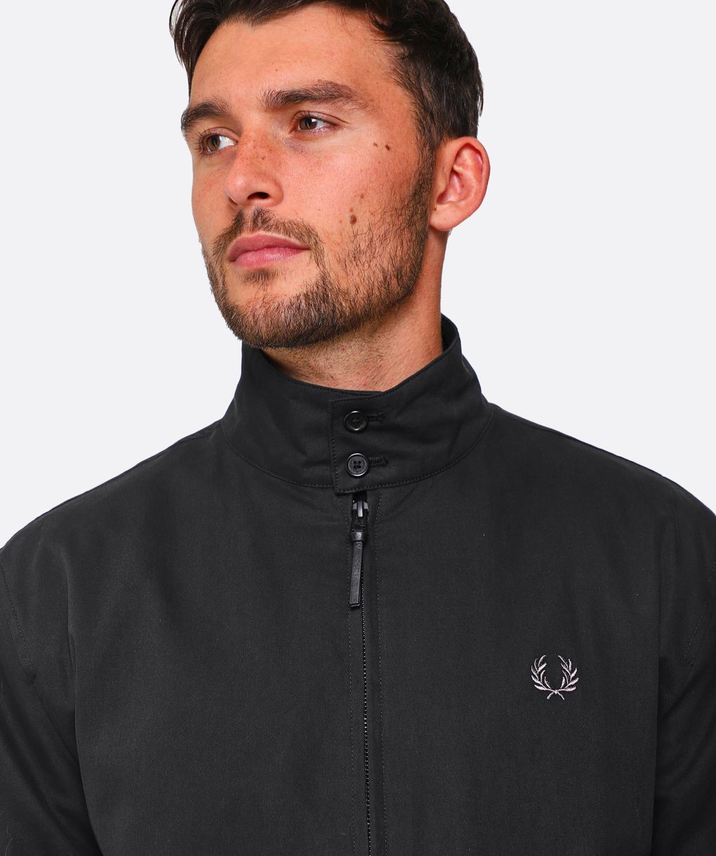FRED PERRY 　Harrington Jacket Mサイズ　ブラック Harrington Jacket - Black | Made In England | Men's Jackets