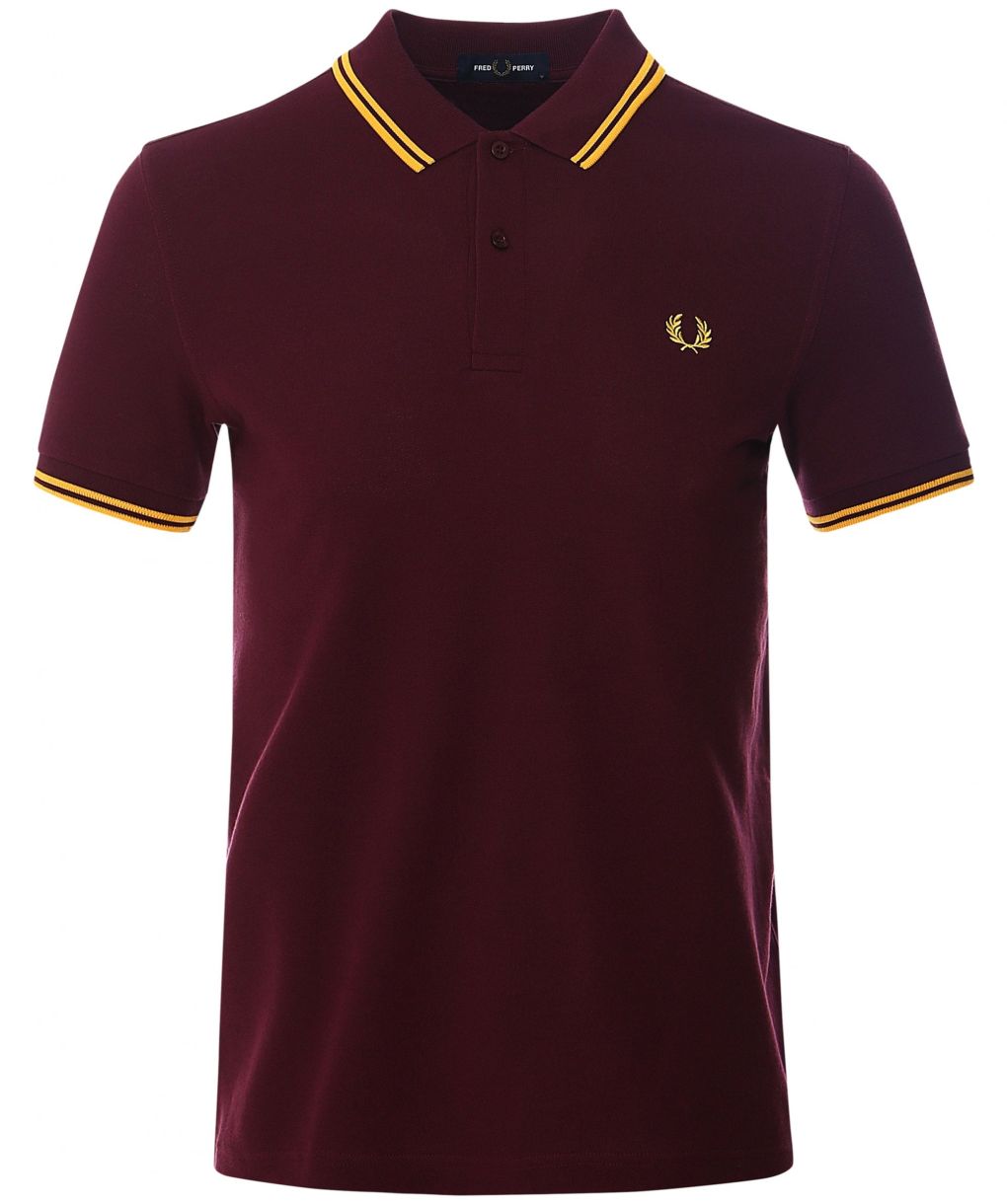 ポロシャツ FRED PERRY [M3600] Twin Tipped Fred Perry Shirt 5FT0029 M3600 - White / Black / Black | The Fred Perry Shirt | Men's