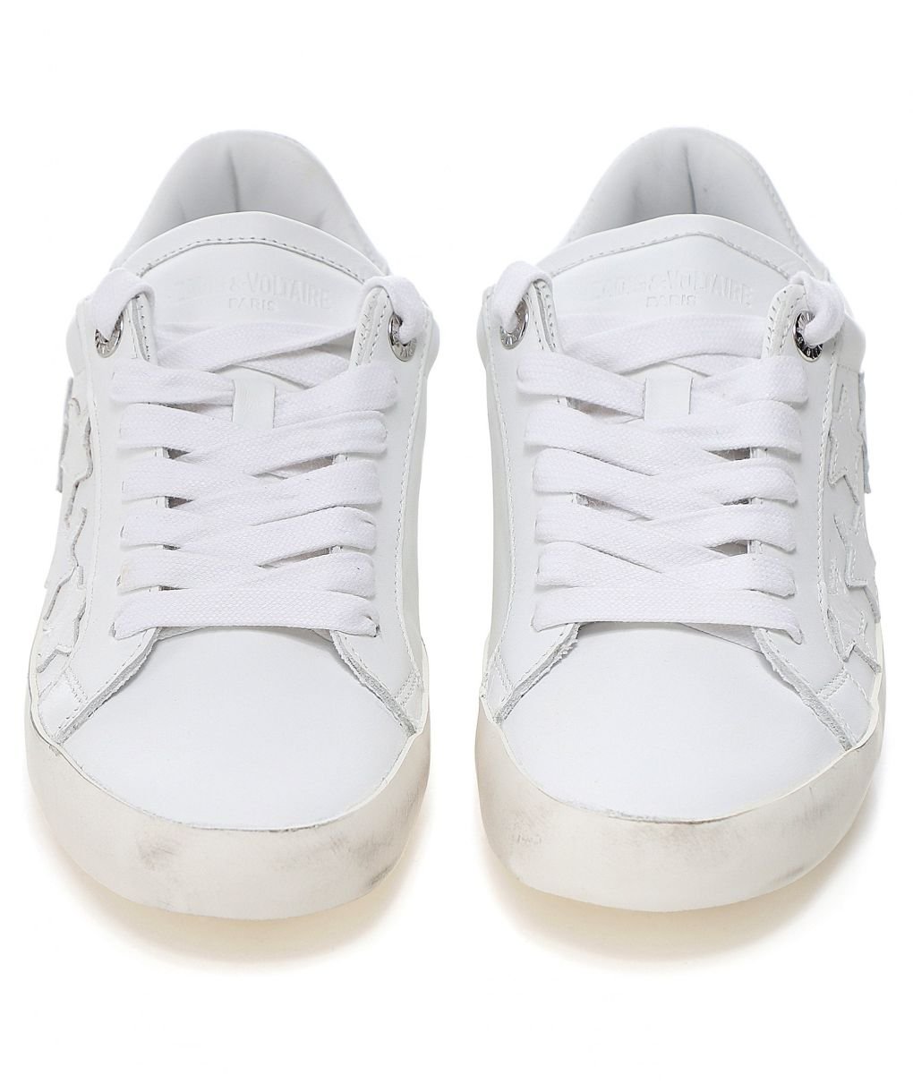 新品⭐︎ZADIG&VOLTAIREスニーカーBoardStars38 Zadig & Voltaire White Zadig Stars Sneakers | Jules B