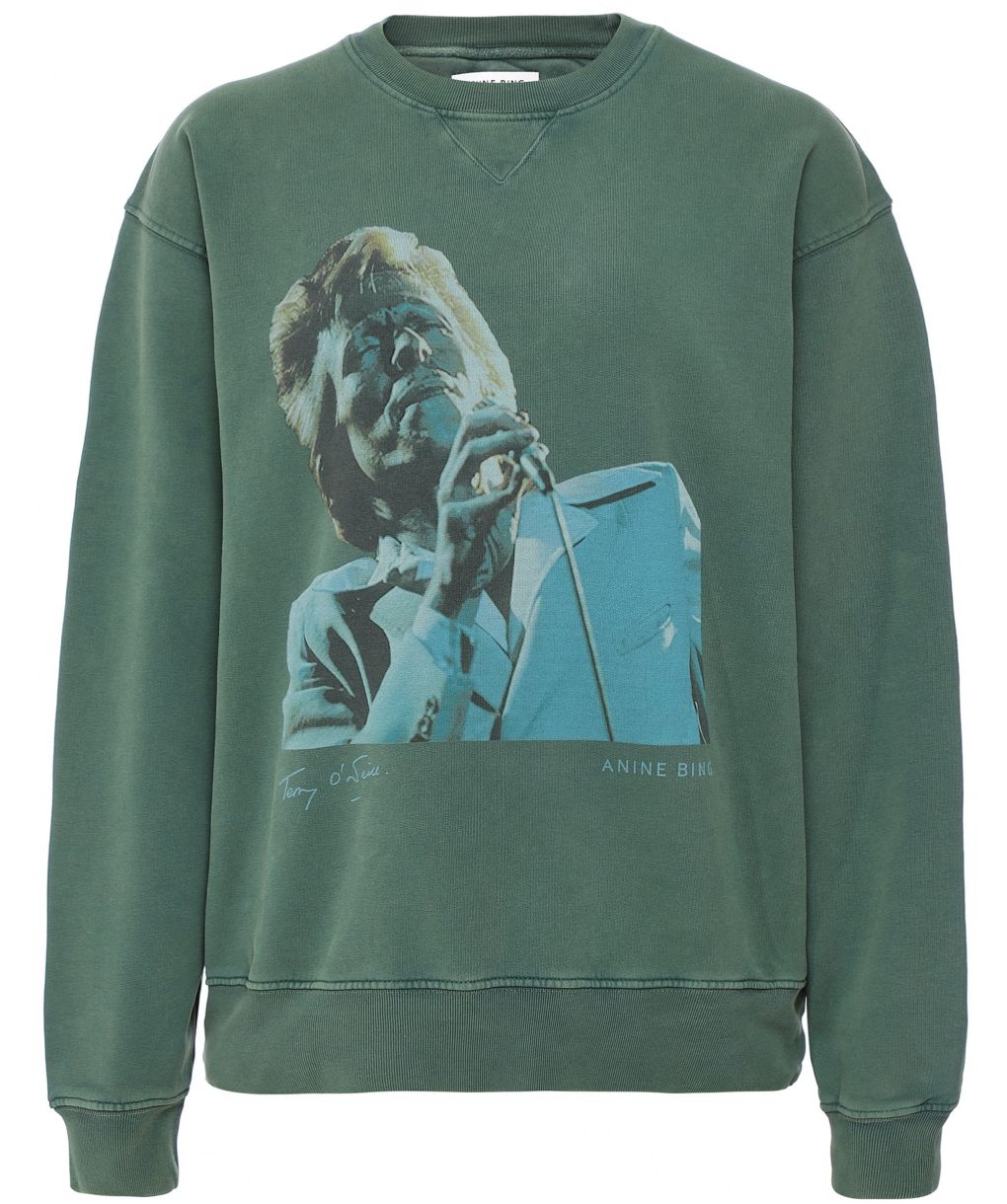 Anine Bing Ramona Bowie Organic Cotton Sweatshirt | Jules B