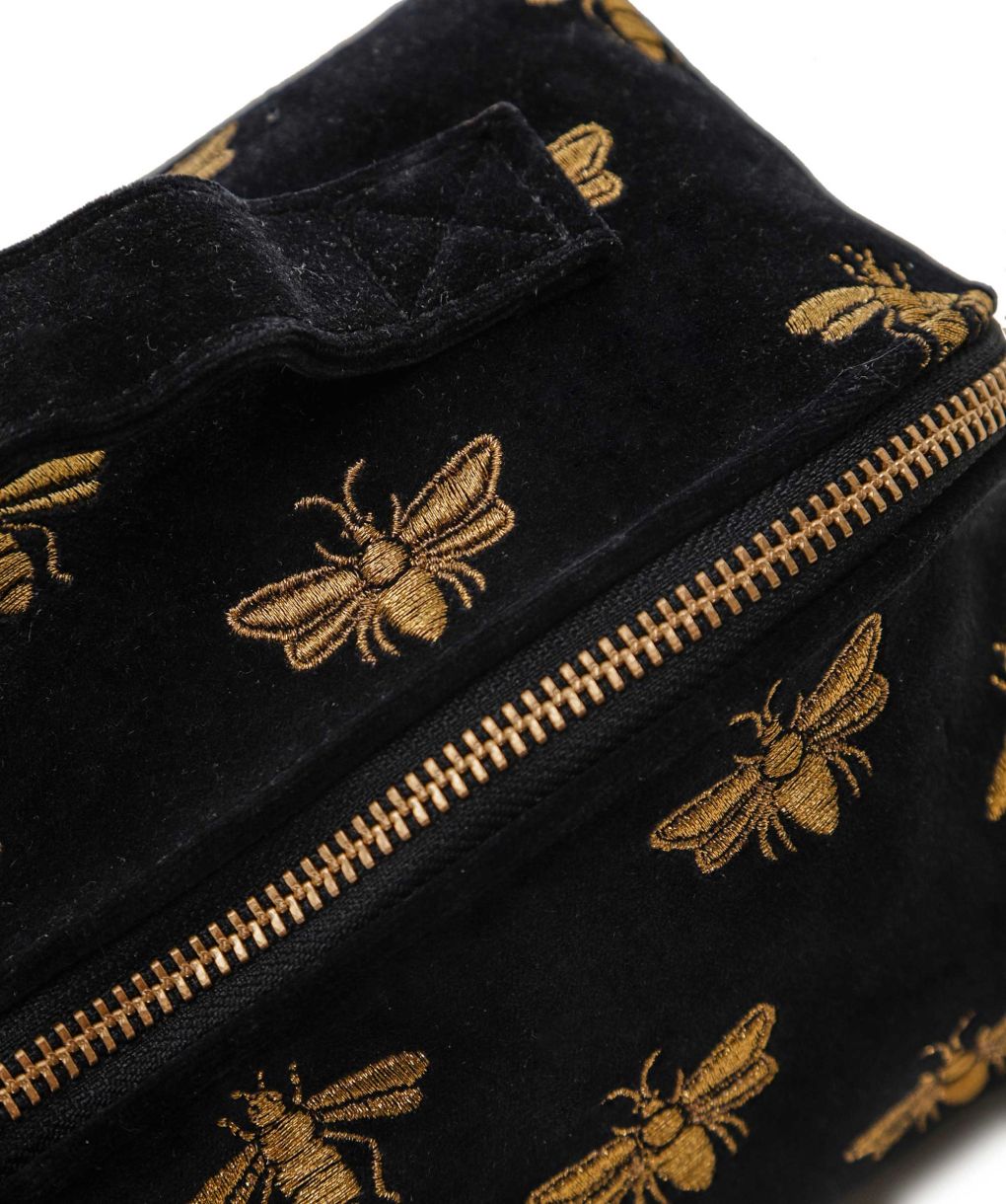 【新品】Elizabeth Scarlett Honey Bee ポーチ Elizabeth Scarlett Honey Bee Open Flat Makeup Bag