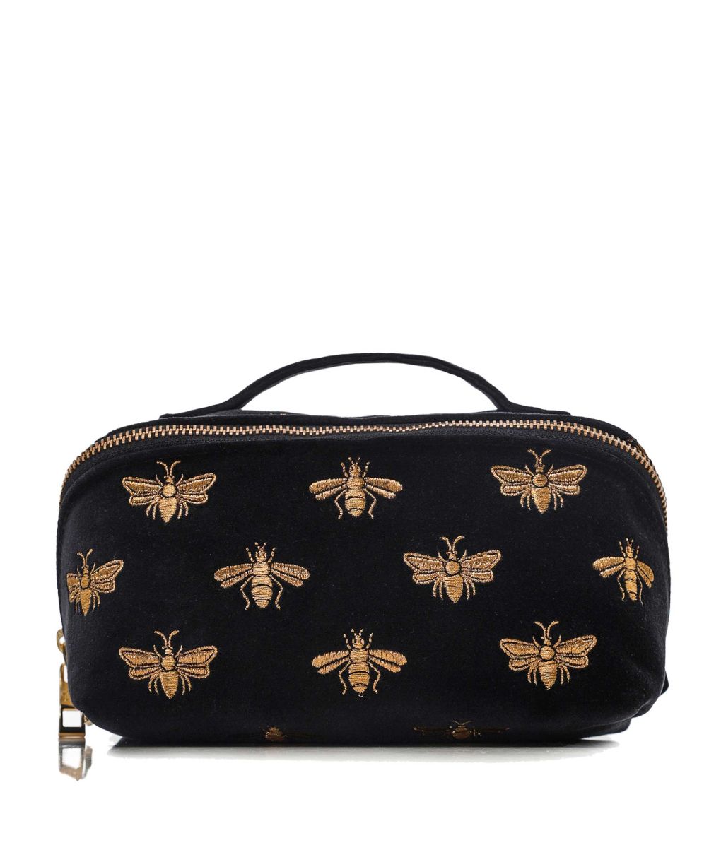 Elizabeth Scarlett Honey Bee Open Flat Makeup Bag