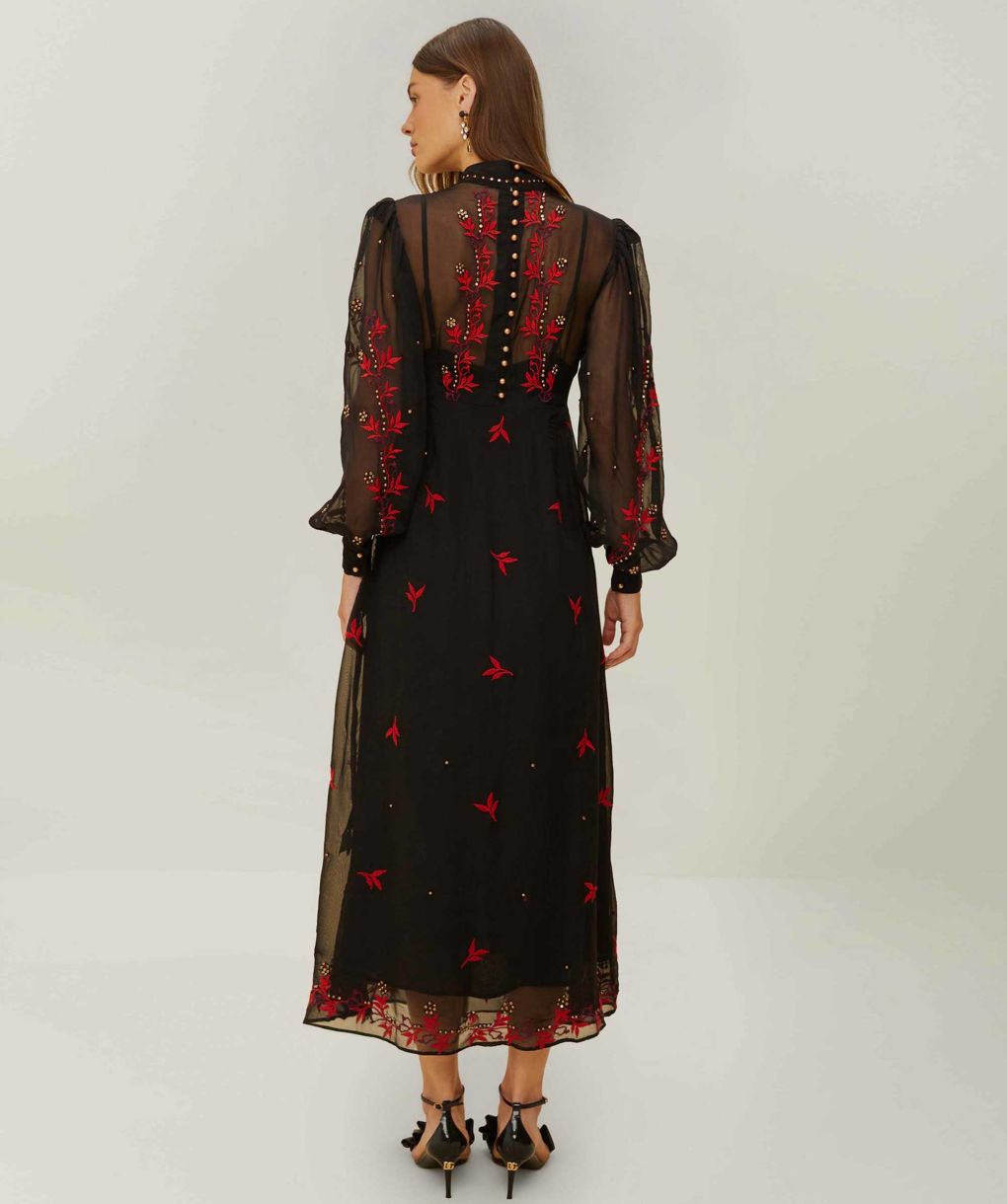 black sequin dress with long sleeves Plus Size Black Sequin Long Sleeve Prom Dress with Overskirt