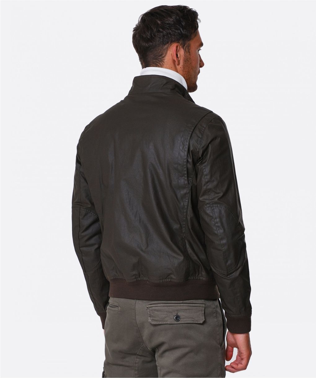 Belstaff Waxed Scouter Bomber Jacket | Jules B