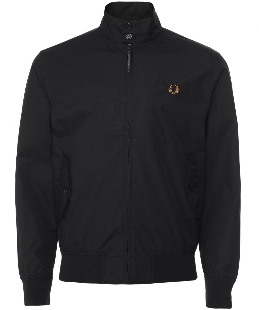 【FRED PERRY】Reissues Harrington Jacket Fred Perry Made In England Harrington Jacket - Black - J7320