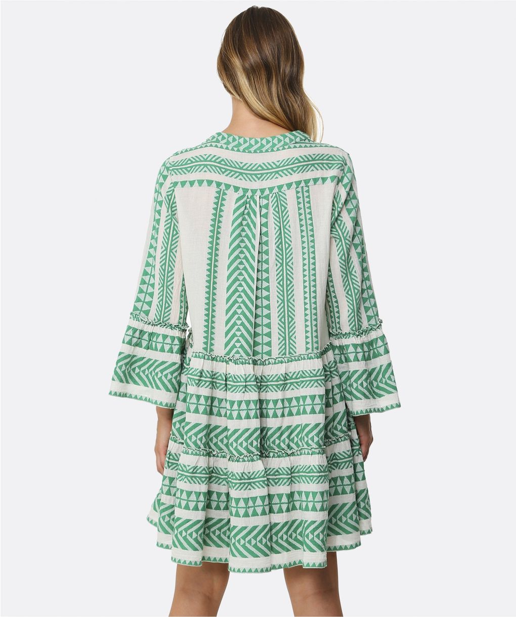 Devotion Ella Embroidered Knee Length Dress | Jules B