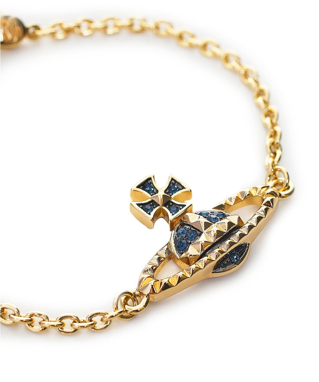Vivienne Westwood Gold Mayfair Bas Relief Bracelet | Jules B
