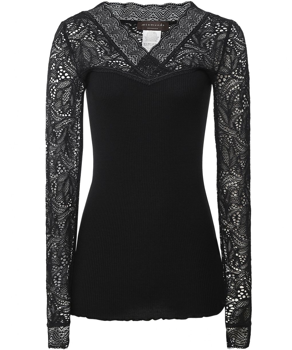 chinese dress ladies Iconic Silk Top With Lace