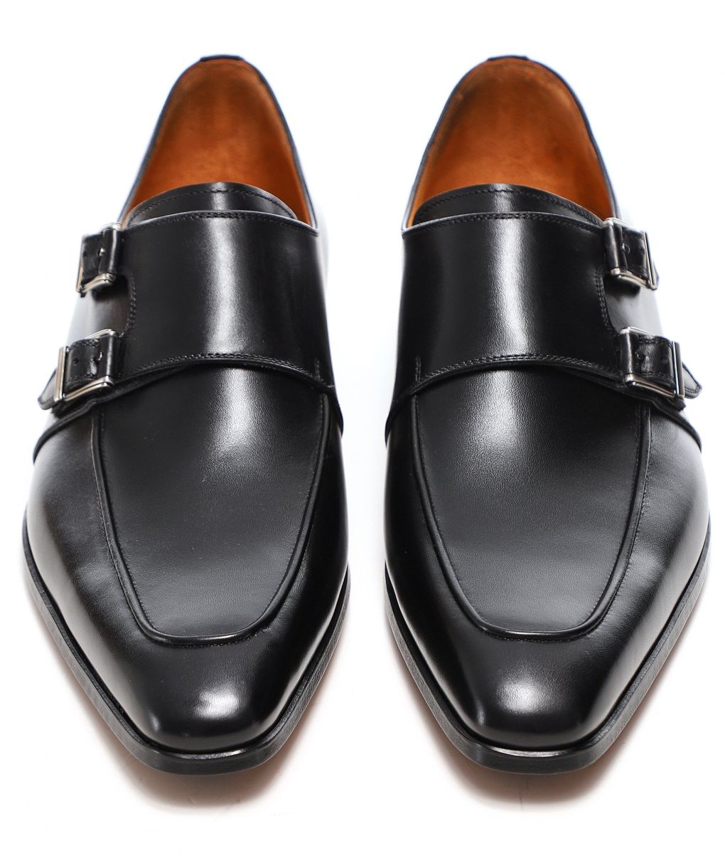 Magnanni Smoke black double monk strap men’s shoes WTA5n0bePN4fYZ598cuzBL0aEtoVPv  main image 4