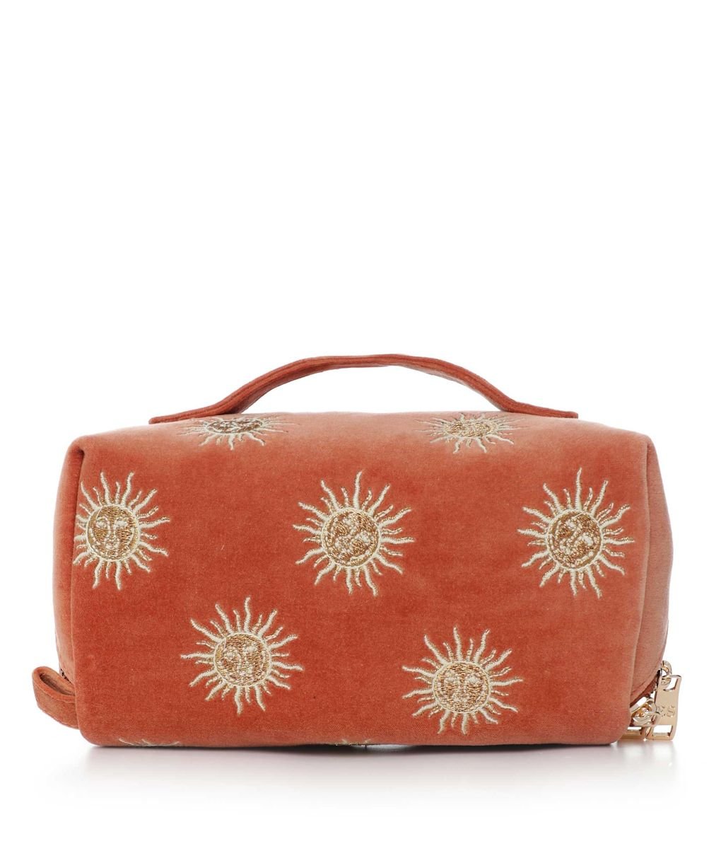 Elizabeth Scarlett Sun Goddess Open Flat Makeup Bag