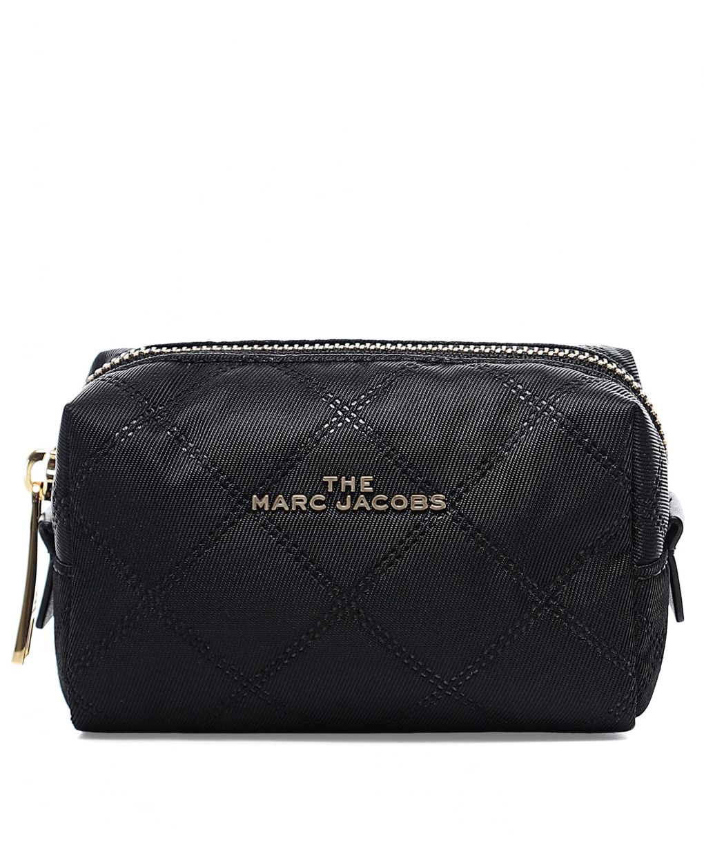【関税込み】The Beauty Pouch - Marc Jacobs - Leather - Black Marc Jacobs Black The Beauty Pouch | Jules B