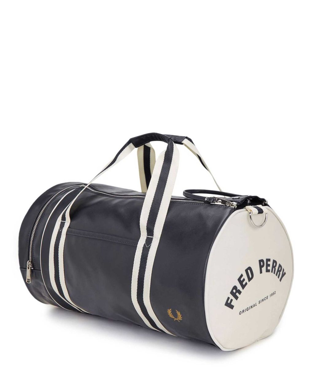 FRED PERRY Tonal Classic Barrel Bag バッグ Classic Barrel Bag - Carrington Road Brick / Ecru | Men's
