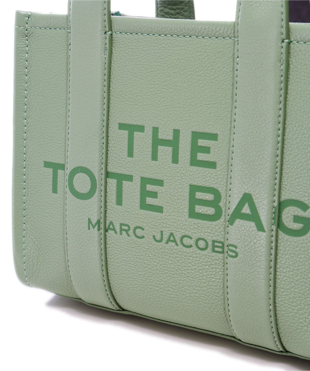 トートバッグ Marc Jacobs The Small Tote - Leather - Green Marc Jacobs The Monogram Leather Crossbody Tote bag | Green