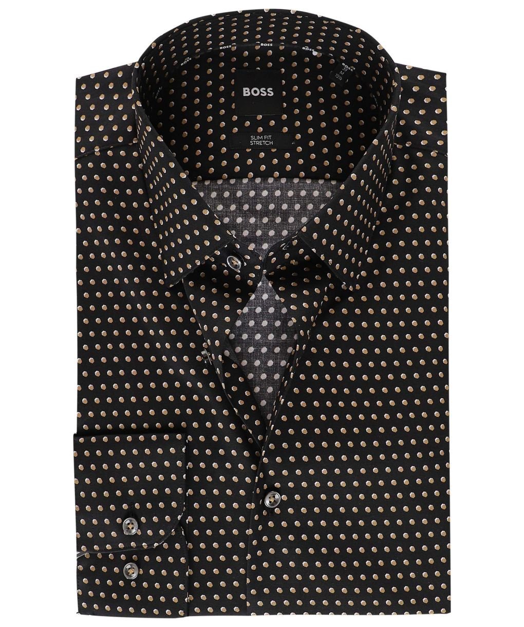 BOSS Slim Fit H-Hank Polka Dot Shirt | Jules B