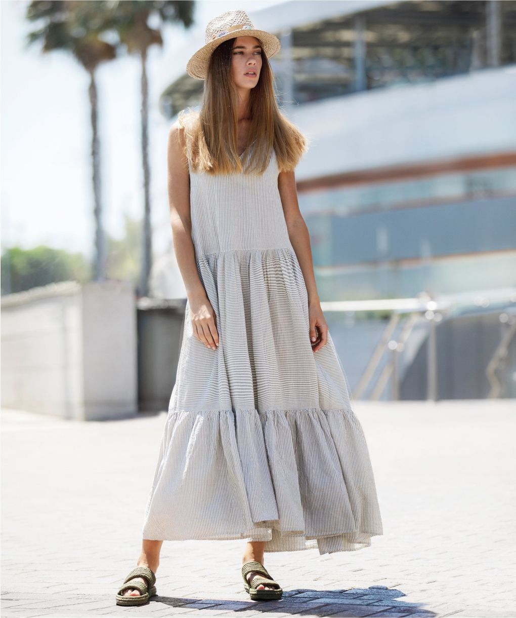 april midi dress Aliava