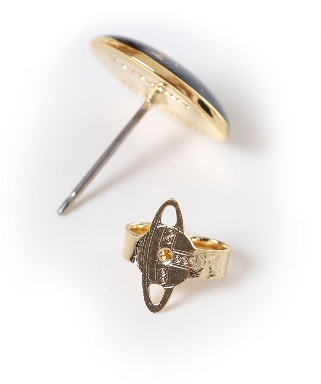 Vivienne Westwood｜ (LOELIA EARRINGS (620201430 2R838)) Vivienne Westwood White Loelia Two Way Earrings | Jules B