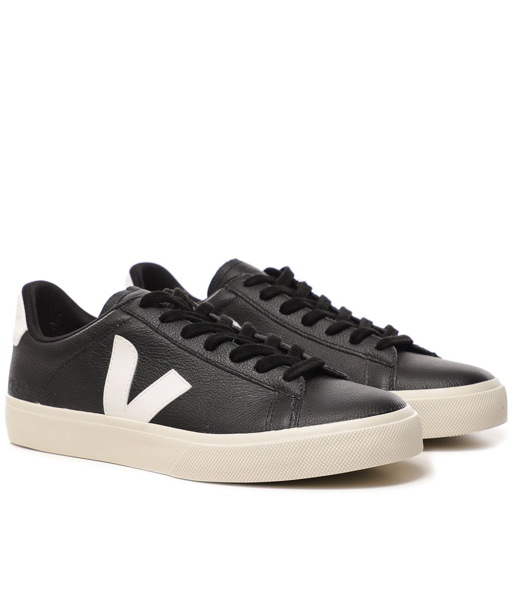 VEJA CAMPO CHROMEFREE LEATHER BLACK WHITE new with box Veja Campo Chromefree Leather 7 Black White Women Casual  main image 3