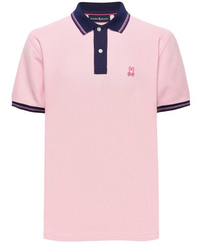 Psycho Bunny Neon Tipped Lincoln Polo Shirt | Jules B