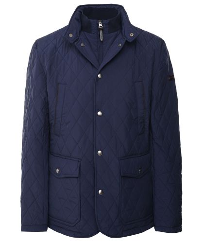 HACKETT LONDON　コート Hackett London Water Resistant Fabric Jacket, Midnight Blue