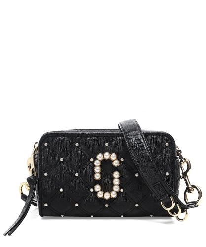 ショルダーバッグ・ポシェット MARC JACOBS THE QUILTED SNAPSHOT CONVERTIBLE SHOULDER BAG Marc Jacobs The Quilted Leather Chain Snapshot Bag | Black