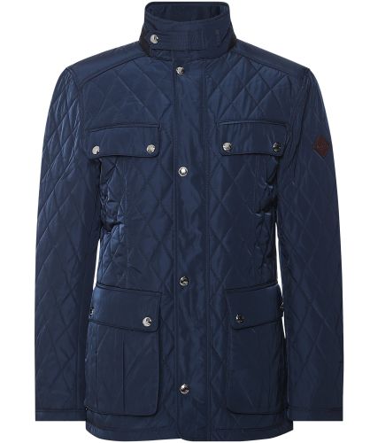ジェイ HACKET London ジャケット HACKETT LONDON Quilted jacket with facing in khaki