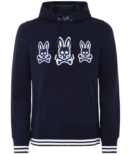 Psycho Bunny Navy Liam Hoodie | Jules B